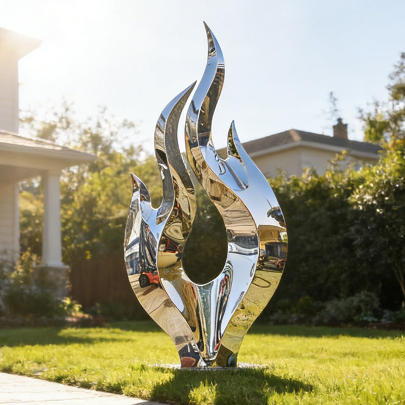 Modern Outdoor Art Stainless Steel Soar Sculpture EFS-14
