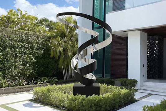 Stainless Steel Sculptures for Villas: Indoor and Outdoor Placement Ideas