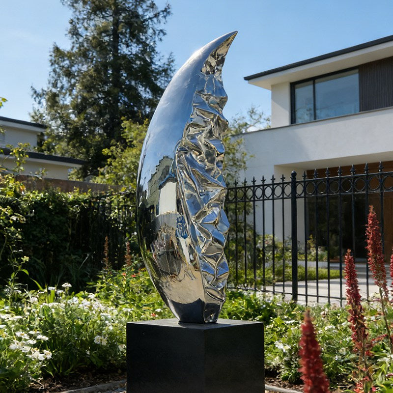 Abstract Leaf Stainless Steel Sculpture EFS-47
