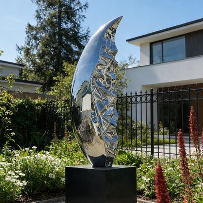 Abstract Leaf Stainless Steel Sculpture EFS-47