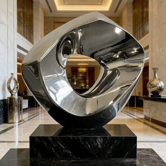 High Quality Modern Abstract Cube Sculpture EFS-40
