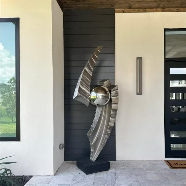Hotel Stainless Steel Sculpture