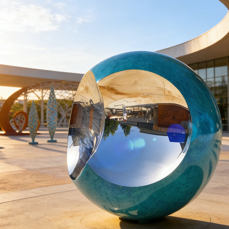 abstract outdoor sculpture