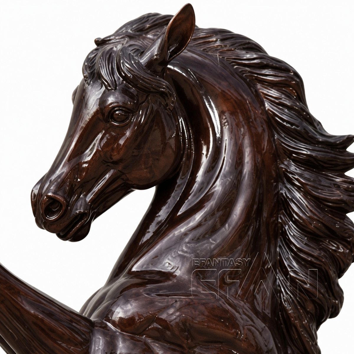 Life Size Bronze Jumping Horse Statue for Outdoor Lawn