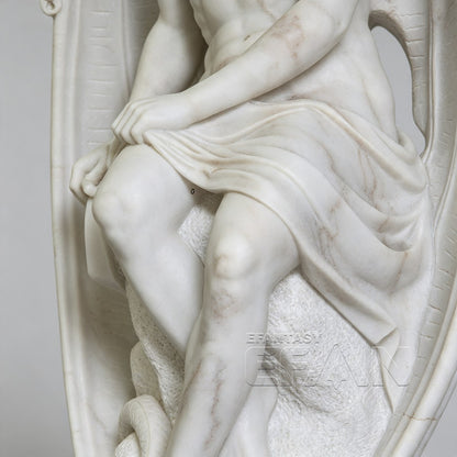 Lucifer — Fallen Angel Marble Statue for Outdoor