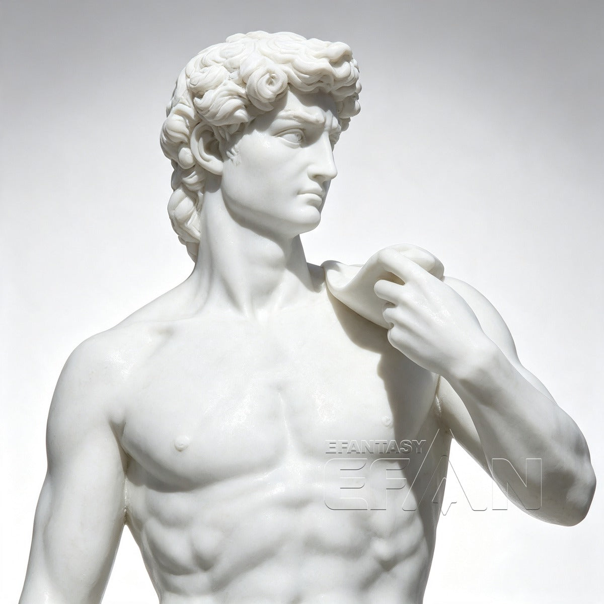 Marble Michelangelo's David Replica Statue for Estate Gardens