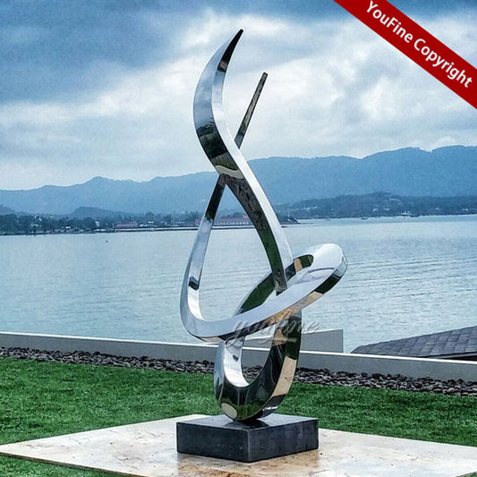 Abstract Stainless Steel Growth Sculpture CSS-014