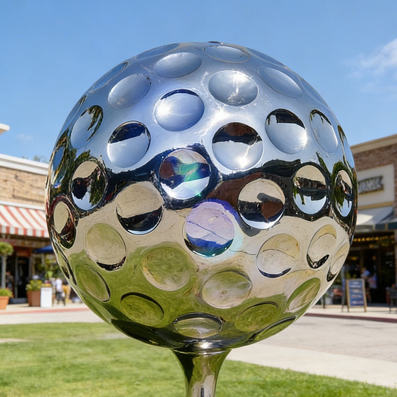 golf ball sculpture