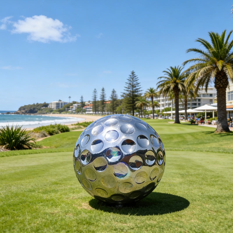 golf ball sculpture