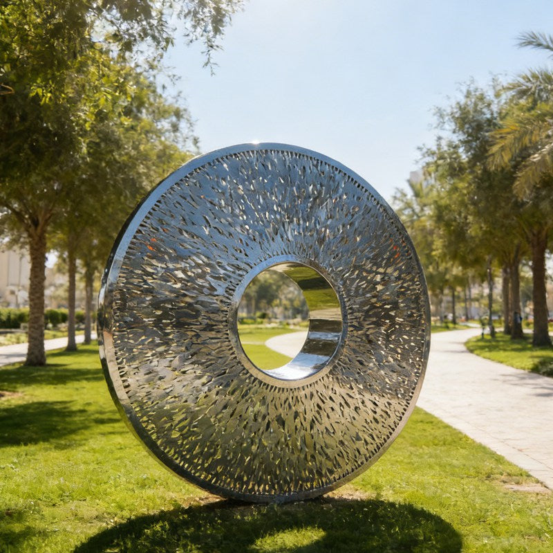 hollow disc sculpture