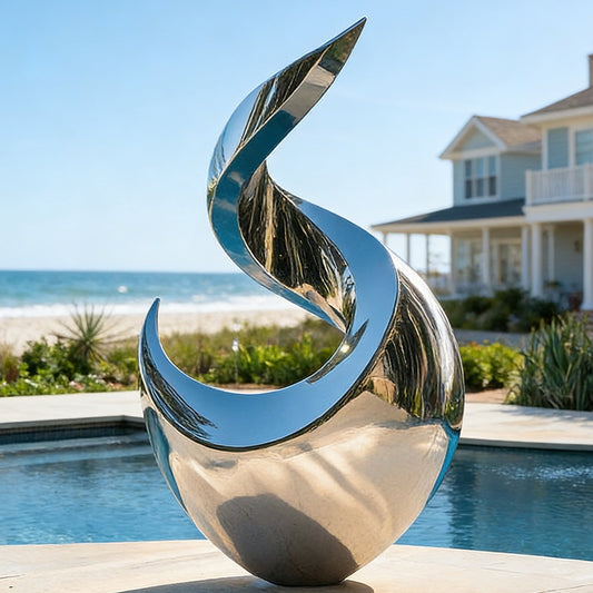 Stainless Steel Modern Art Rising Sculpture EFS-74