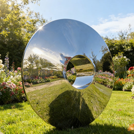 Stainless Steel Outdoor Mirror Sky Sculpture EFS-78
