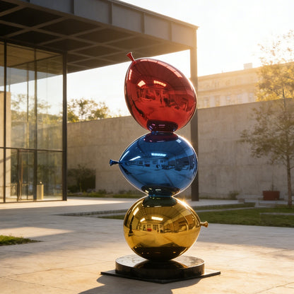 stacked balloon sculpture