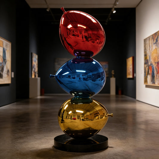 stacked balloon sculpture