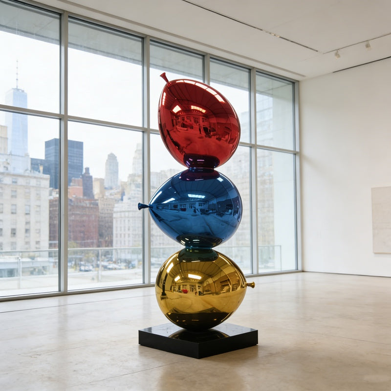 stacked balloon sculpture