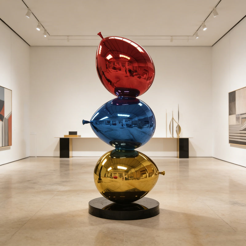 stacked balloon sculpture
