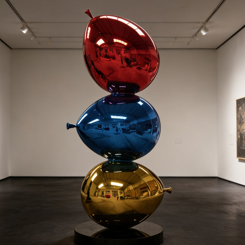 stacked balloon sculpture