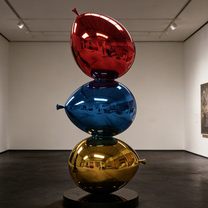 stacked balloon sculpture
