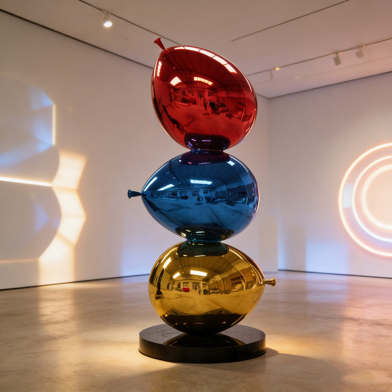 stacked balloon sculpture