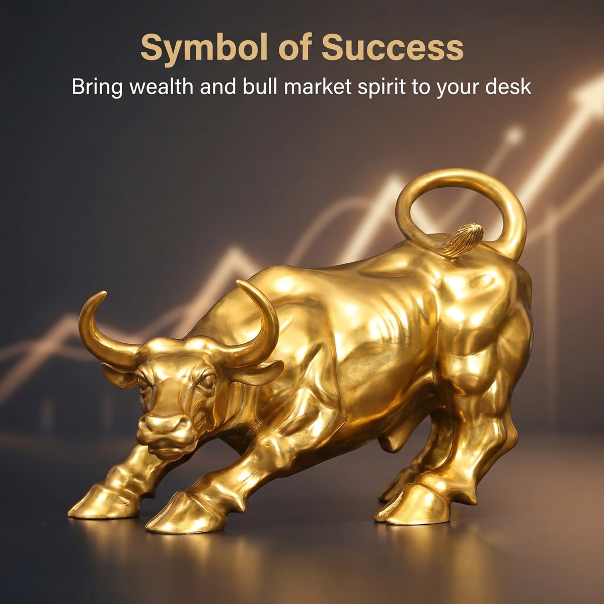 Bronze Wall Street Bull Statue Charging Bull Replica
