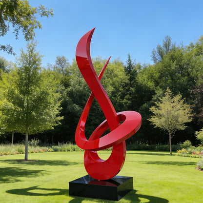 Abstract Stainless Steel Growth Sculpture CSS-014